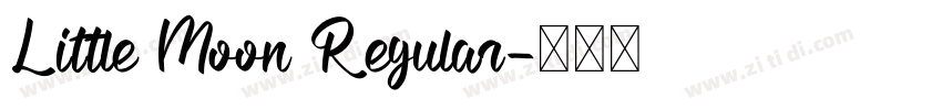 Little Moon Regular字体转换